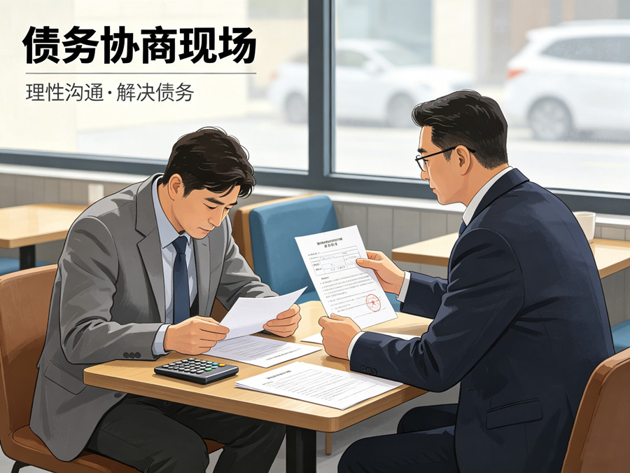 债务协商现场